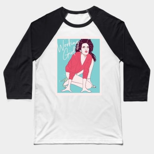 Working Girl Baseball T-Shirt